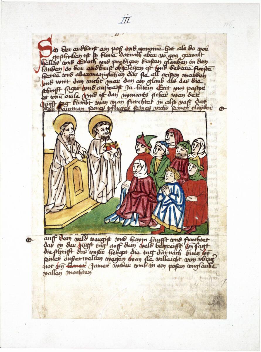 Anonym, Elias und Enoch bekehren die Menschen zum rechten Glauben, Inv. Nr.: DG1930/231