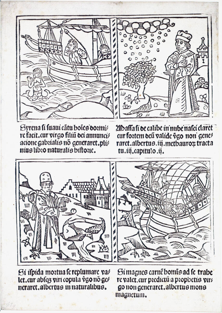 Szenen aus: Defensorium virginitatis Mariae, Friderich Walthern, 1470
