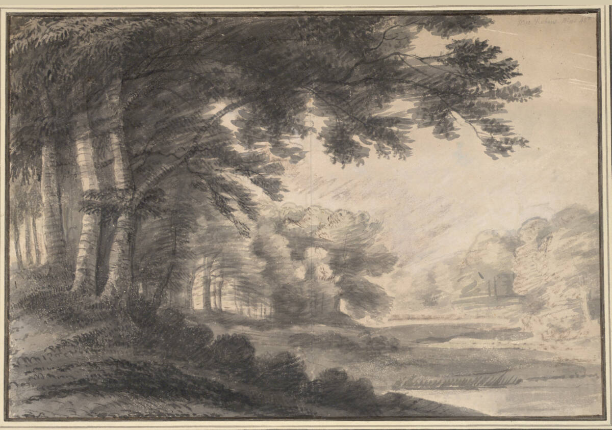 Waldlandschaft mit ruhigem Gewässer, Lodewijk de Vadder