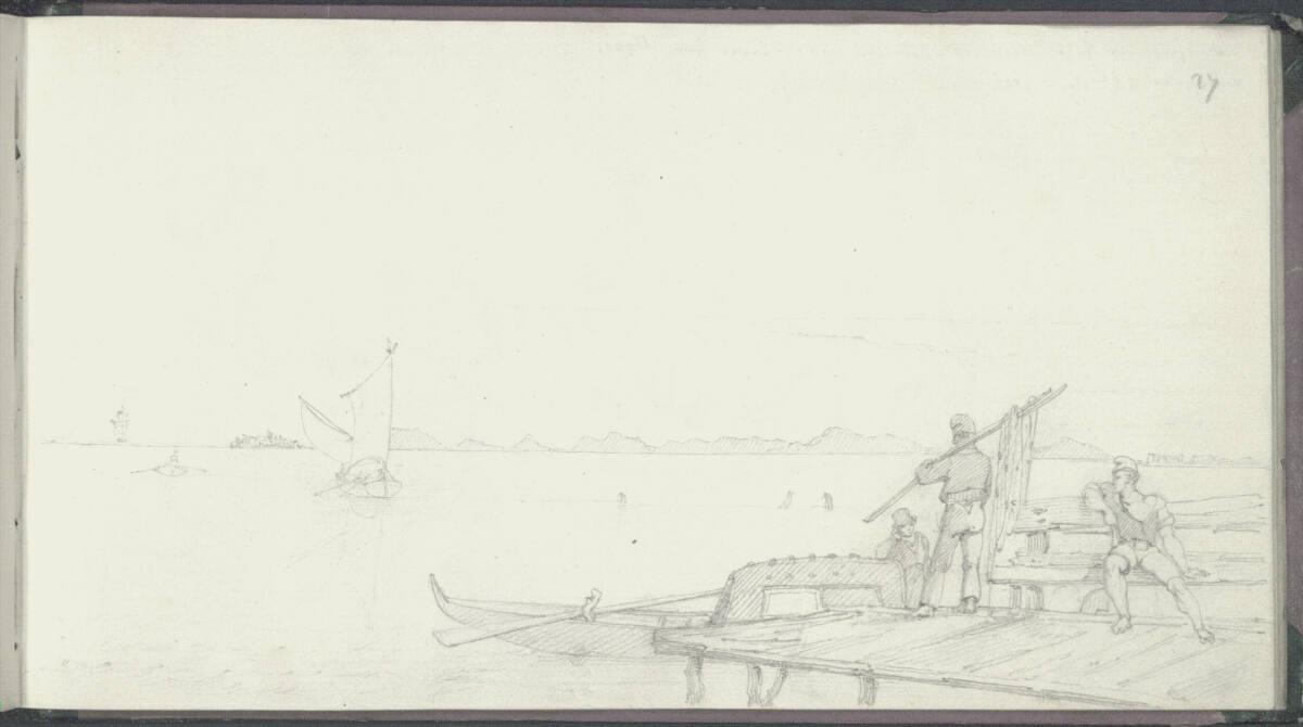 Peter Fendi, Giudecca, Venedig, Inv. Nr.: 28267/27r