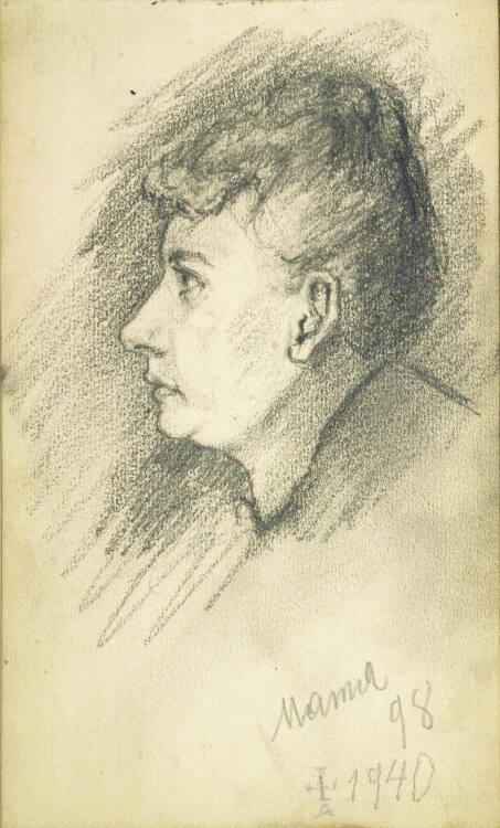 Alfred Kubin, Porträt der Mutter, Inv. Nr.: 36751/11