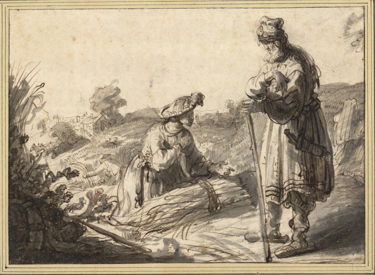 Ferdinand Bol, Ruth und Boas, Inv. Nr.: 8560