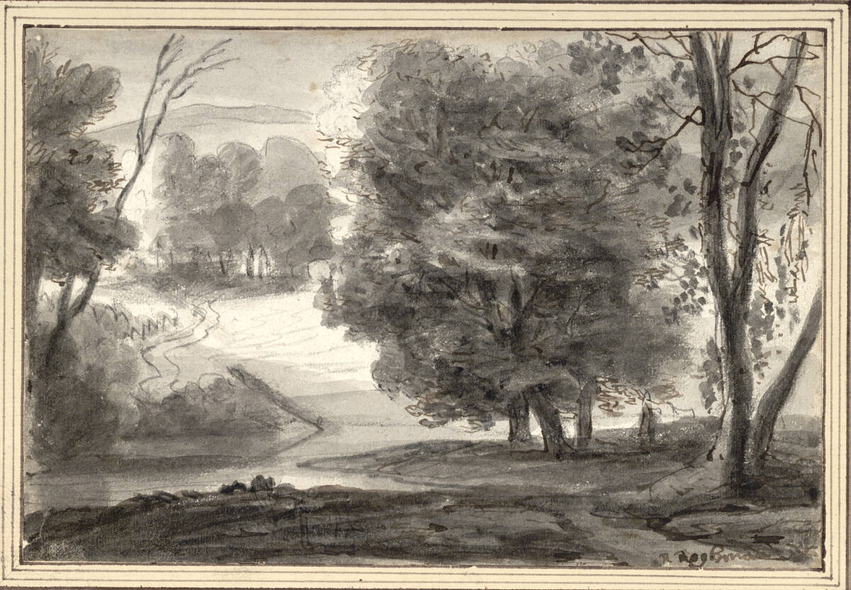 Waldlandschaft mit Gewässer, Roelant Roghman