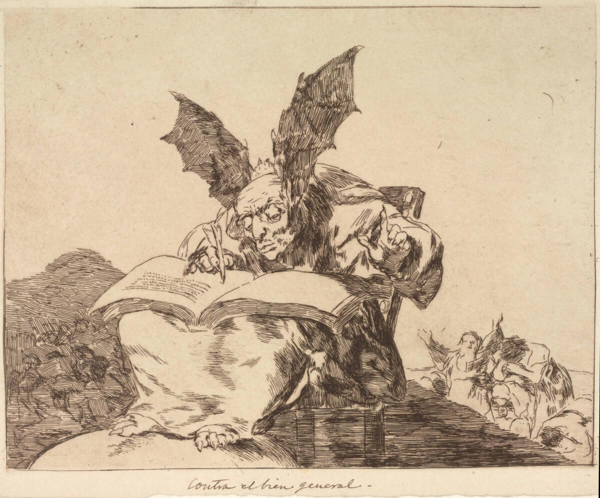 Francisco José de Goya y Lucientes, Los Desastres de la Guerra: Contra el bien general - Gegen …