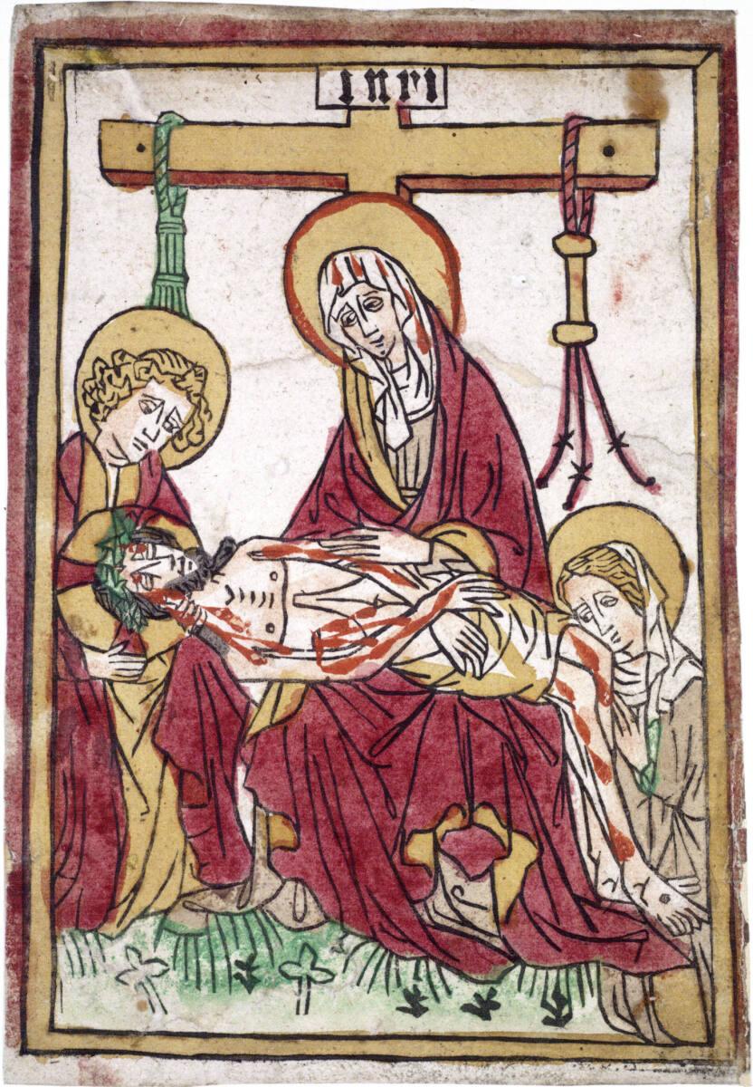 Anonym, Die Pietà mit Johannes und Magdalena, Inv. Nr.: DG1930/101