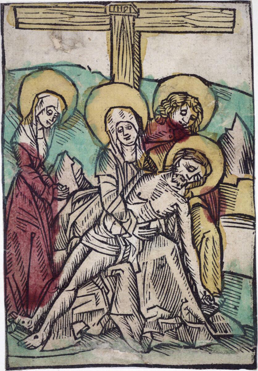 Anonym, Die Pietà mit Johannes und Magdalena, Inv. Nr.: DG1930/102