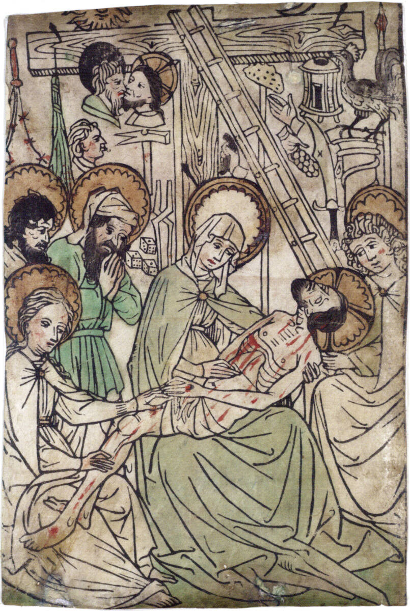 Die Pietà mit Johannes und Magdalena