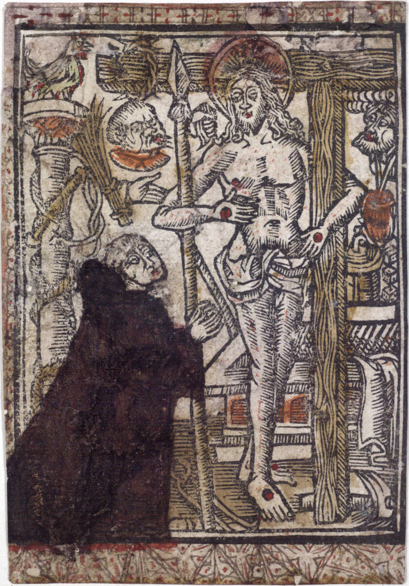 Der Schmerzensmann mit einem Betenden