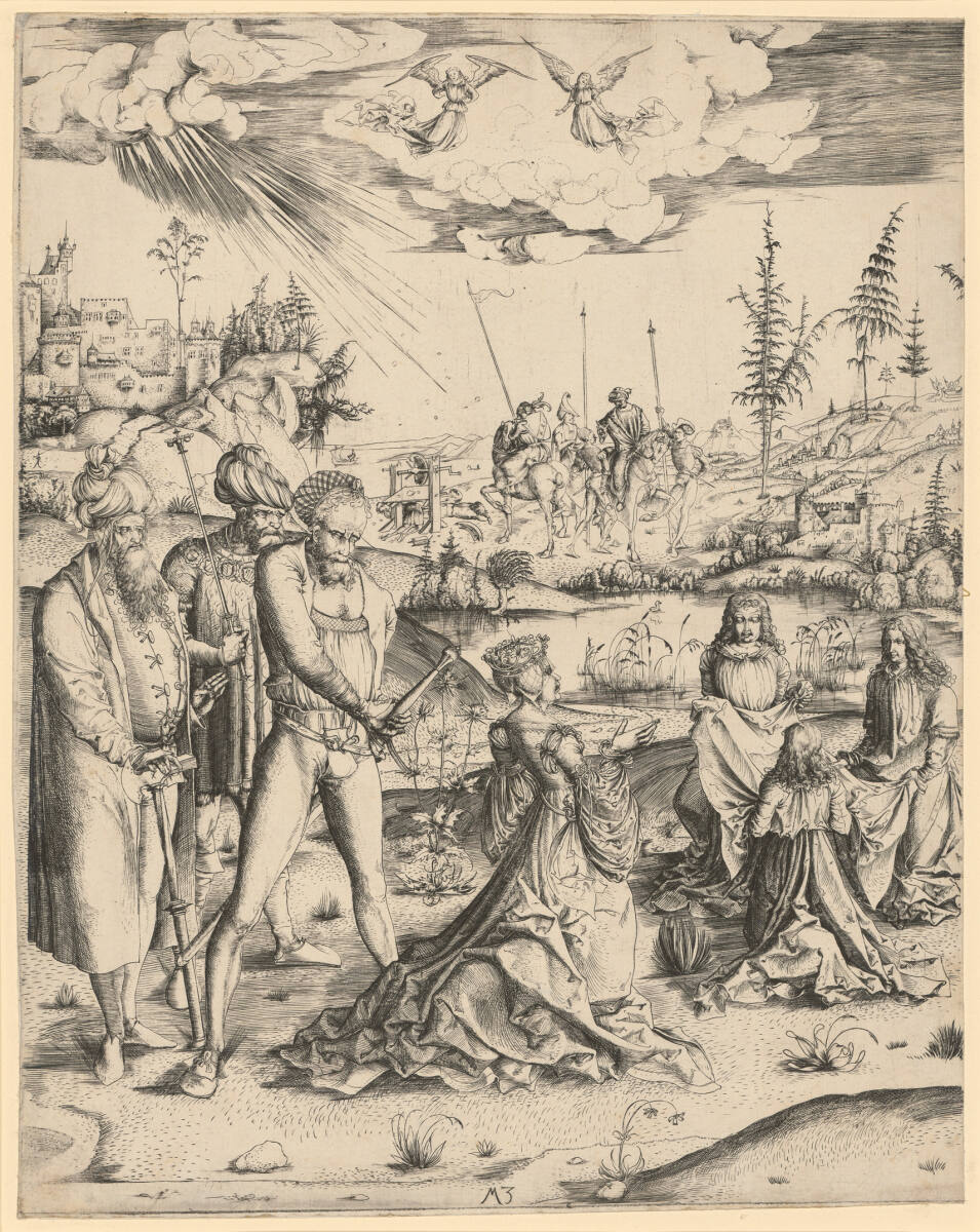 Die Enthauptung der heiligen Katharina, Matthäus Zasinger