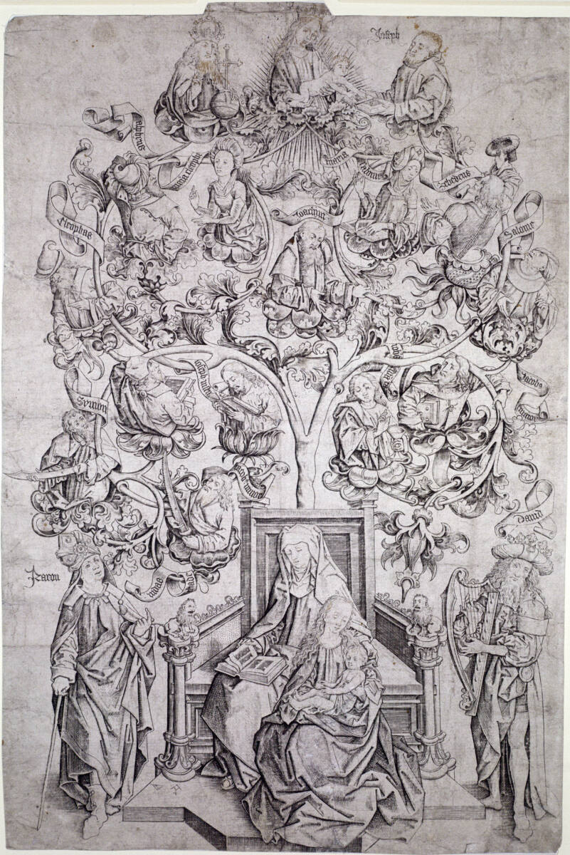 Der Stammbaum Marias, Master W with the Key, 1465–1490