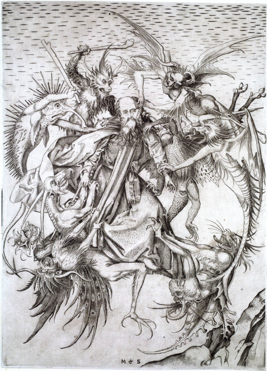 Der hl. Antonius, von Dämonen gepeinigt, 16th century