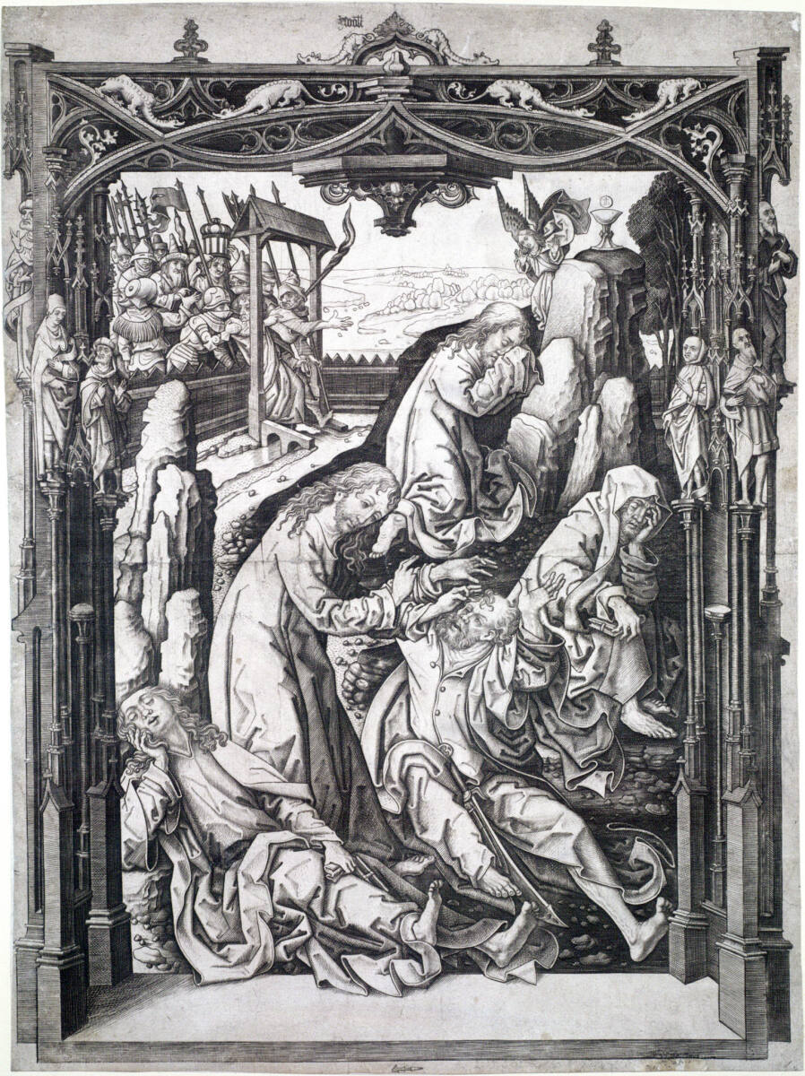 Christus am Ölberg, MeisterIAMvonZwolle, 1460–1490