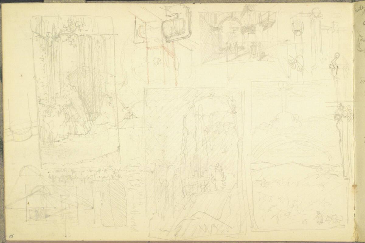 Alexander Rothaug, Architektur- und Landschaftskompositionen, Inv. Nr.: 30552/30r