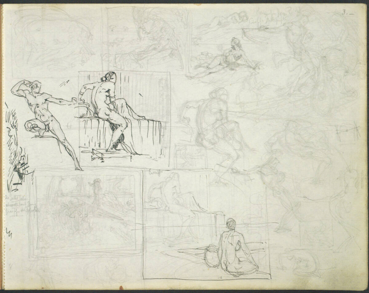 Verschiedene Figurenstudien, Alexander Rothaug