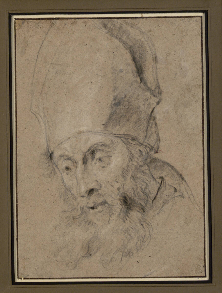 Kopfstudie eines Bischofs, Anthony van Dyck