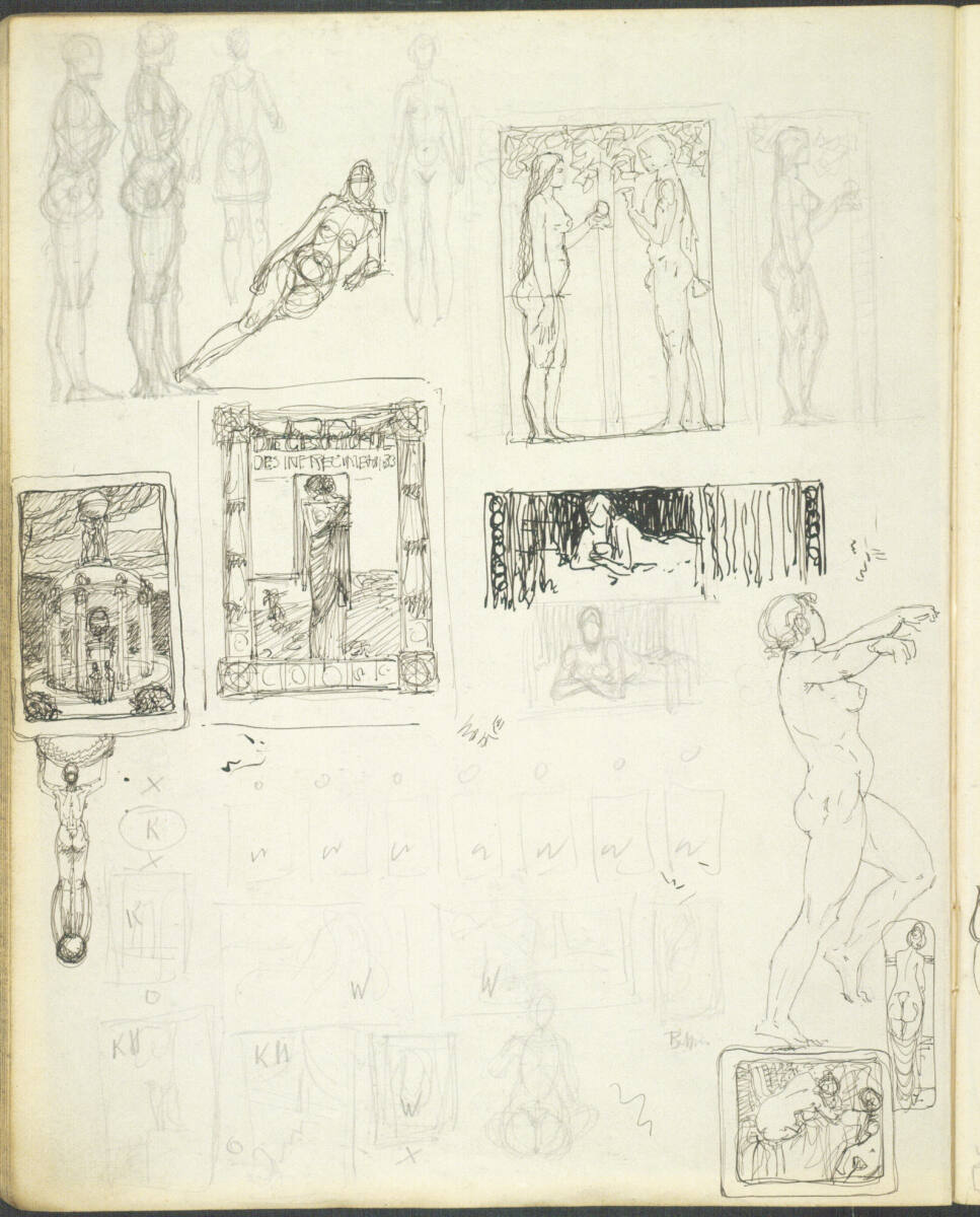 Verschiedene Skizzen, Alexander Rothaug, 1918–1920