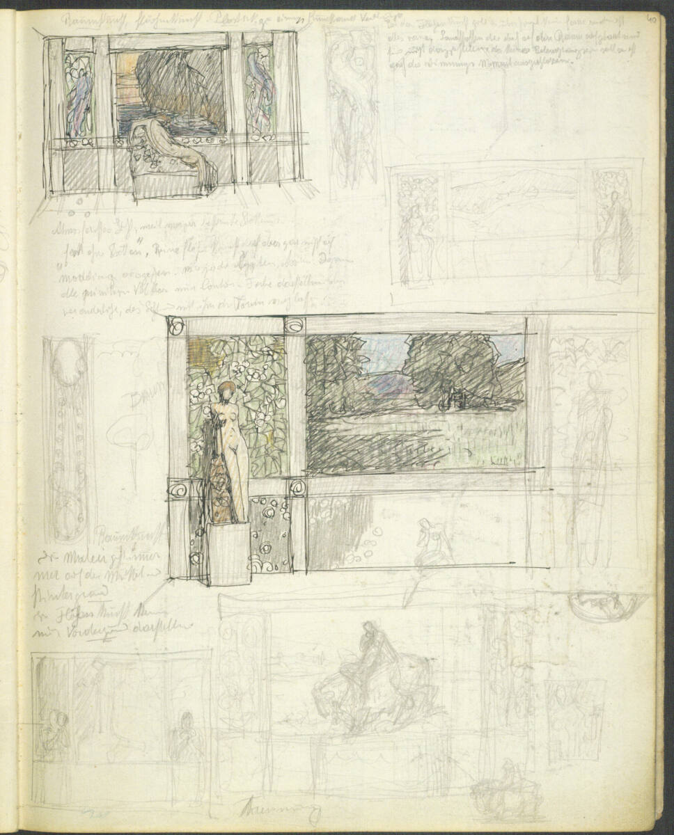 Verschiedene Skizzen, Alexander Rothaug, 1918–1920