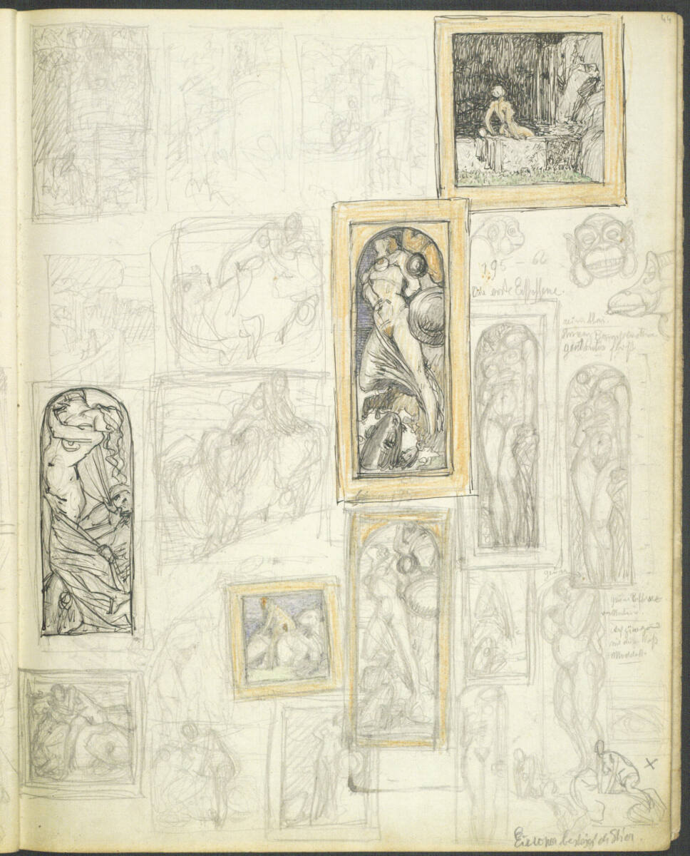 Verschiedene Skizzen, Alexander Rothaug, 1918–1920