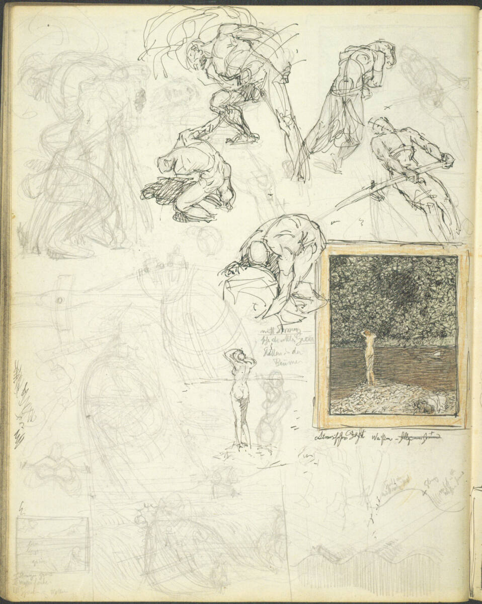 Verschiedene Skizzen, Alexander Rothaug, 1918–1920
