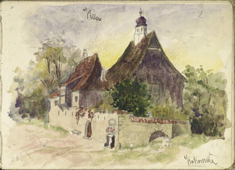 Oskar Kokoschka, Villa, Inv. Nr.: 41196/14r