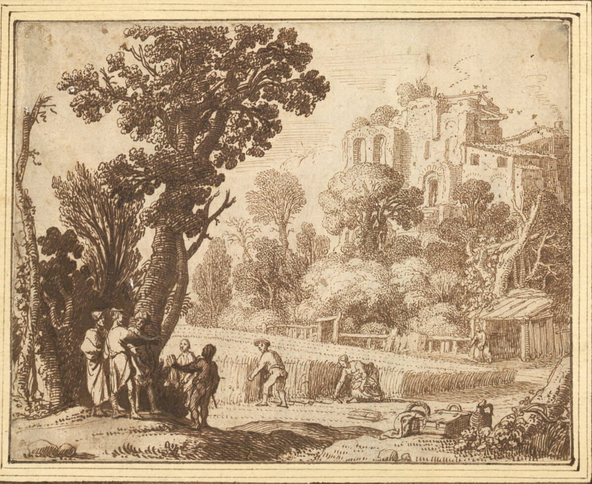 Boas und Ruth auf dem Feld, Claes Corneliszoon Moeyaert