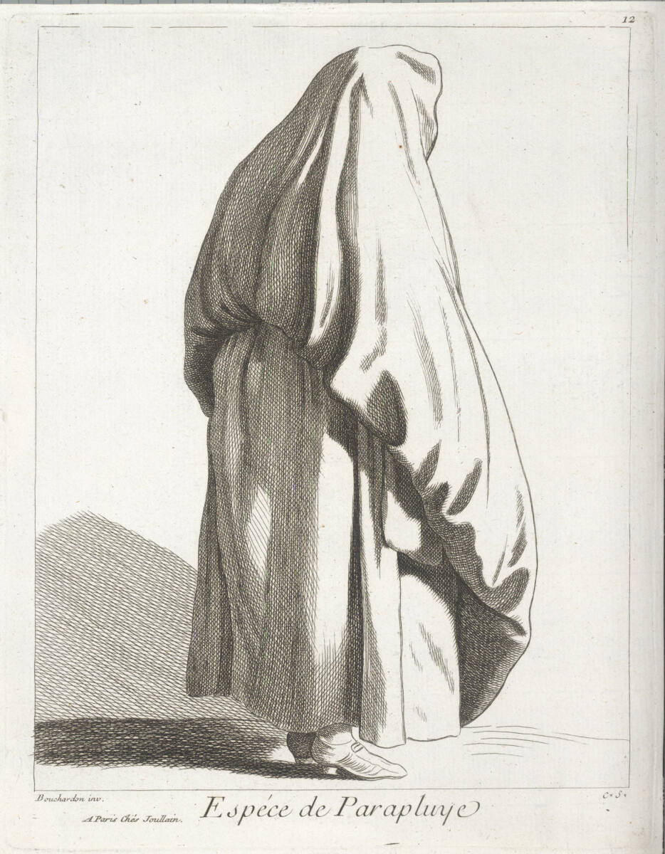 Espéce de parapluye, FrancoisJoullain, 1737