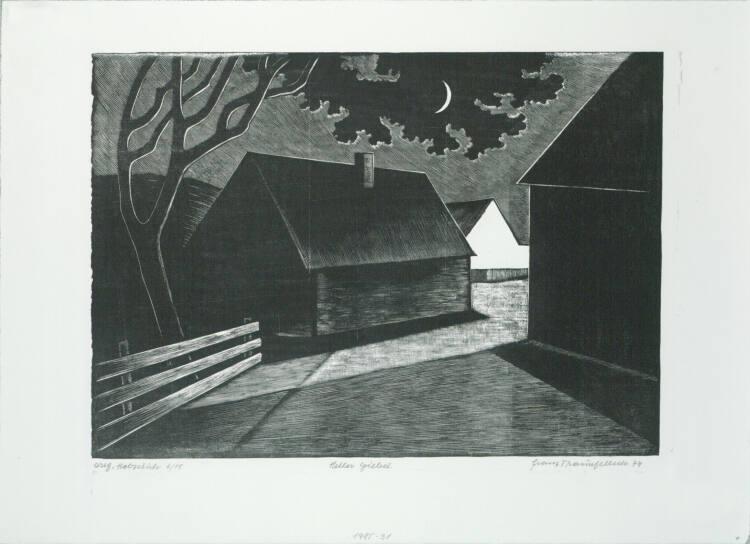 Franz Traunfellner, Heller Giebel, Inv. Nr.: DG1985/31