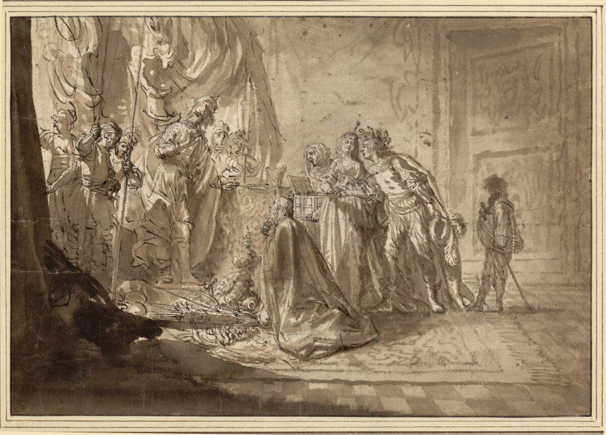 Historische Szene (Beiaard-Legende ?), Nikolaus Knüpfer