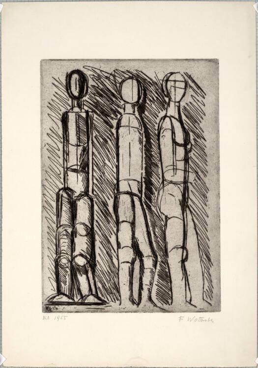 Fritz Wotruba, Drei stehende Figuren, Inv. Nr.: DG2004/2000