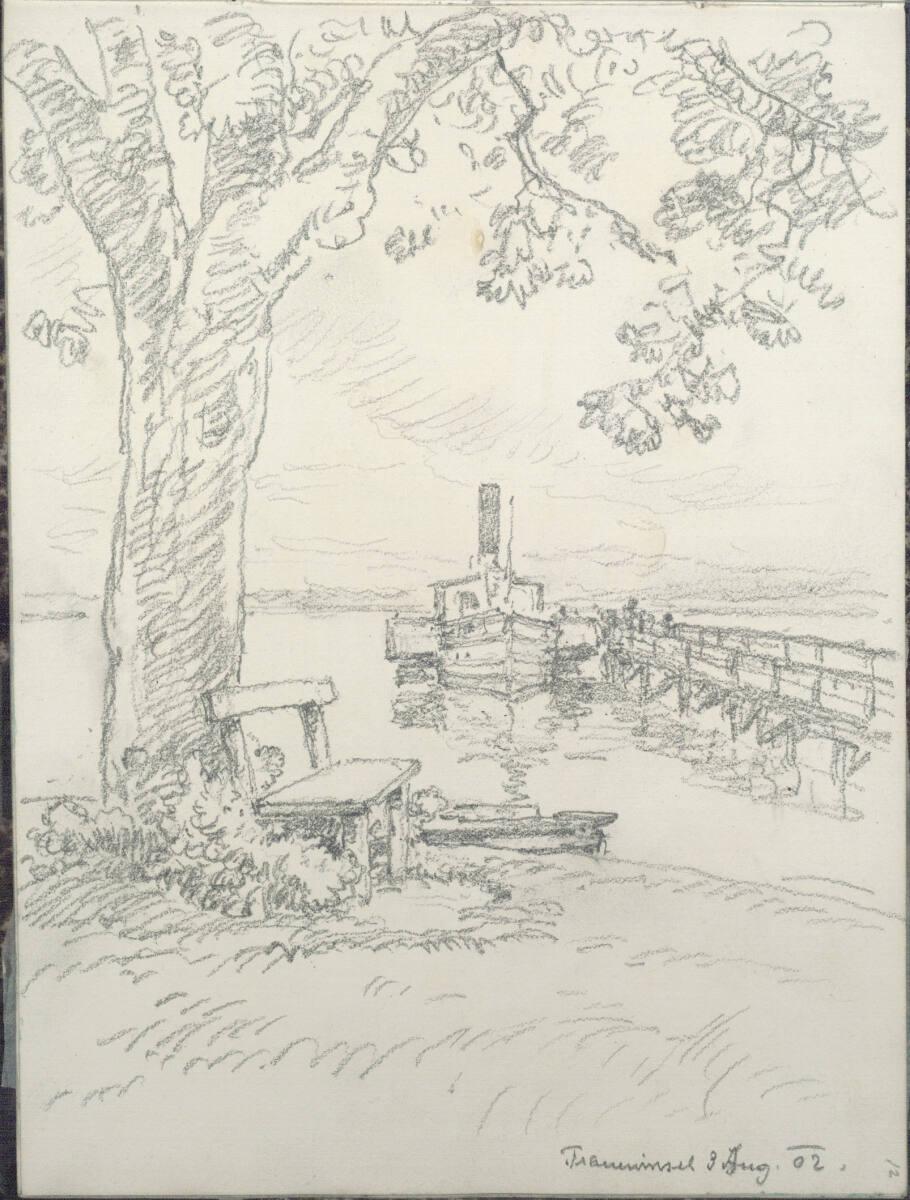 Rudolf Ribarz, Fraueninsel, 9. August 1902, Inv. Nr.: 28602/12