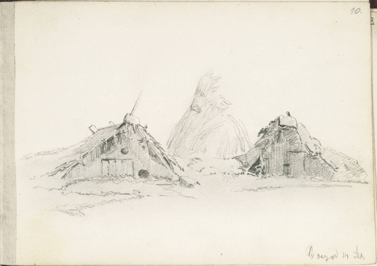 Schilfhütten, Theodor von Hörmann