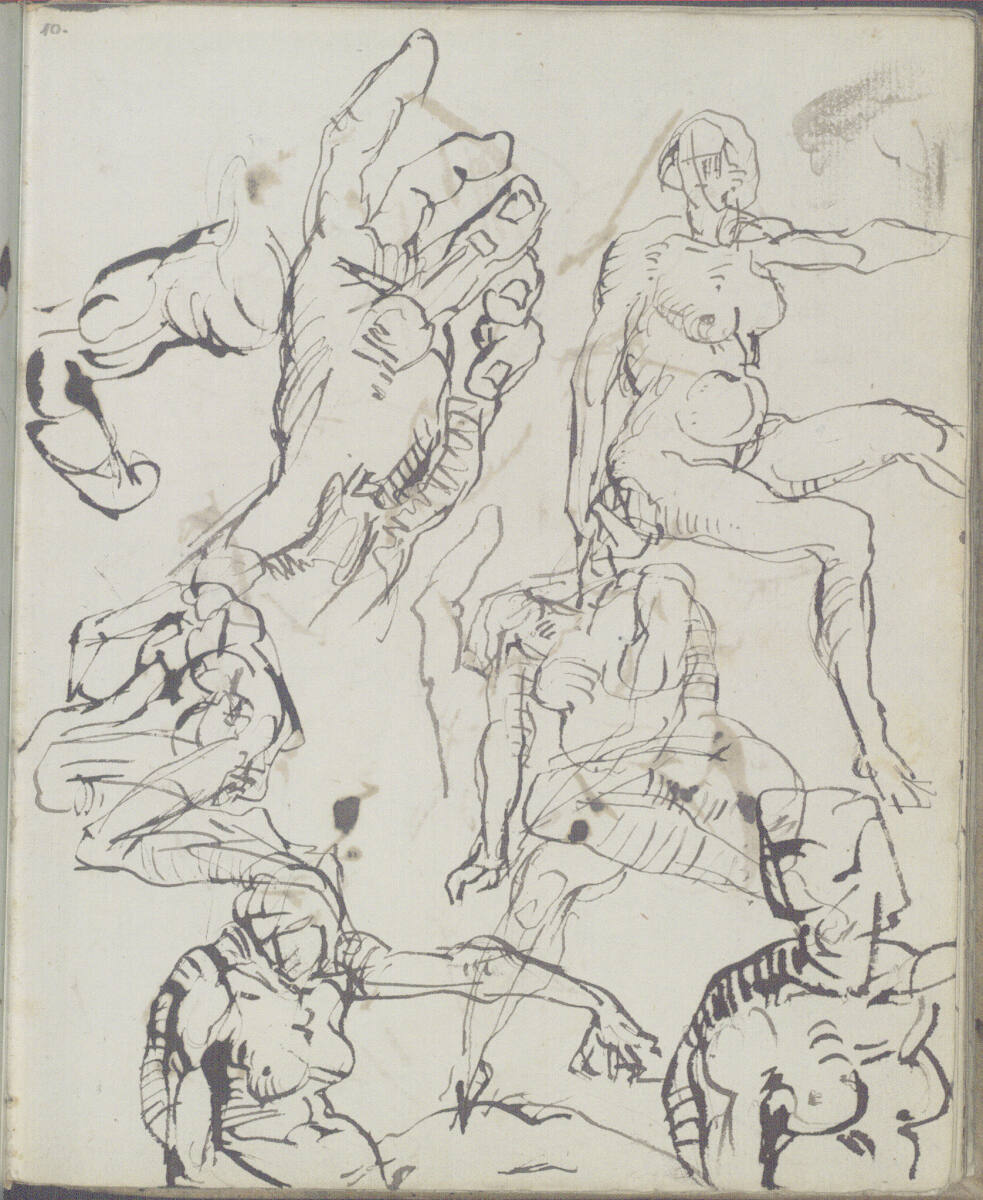 Verschiedene Skizzen, George Minne, 1888