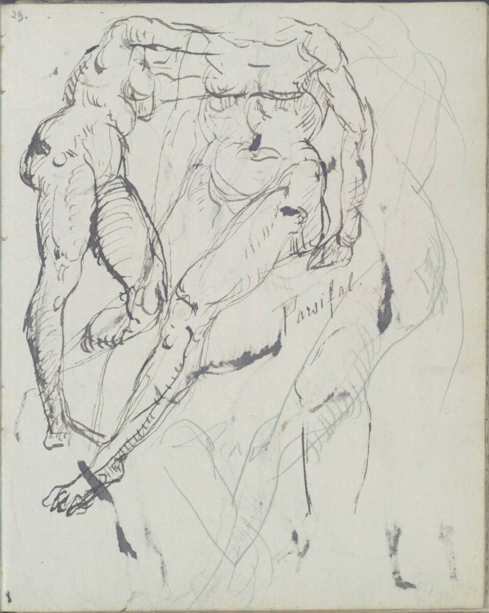 Verschiedene Skizzen, George Minne, 1888