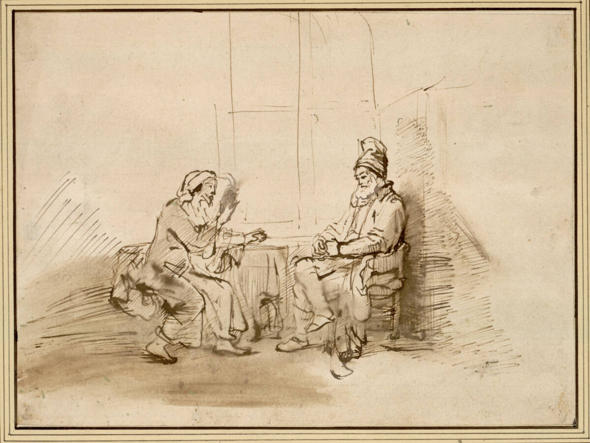 Christus und Nicodemus