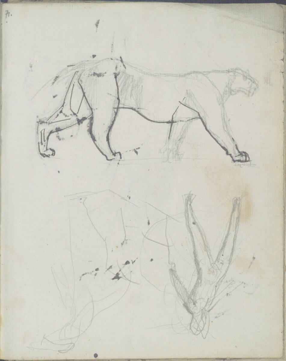 Verschiedene Skizzen, George Minne, 1888