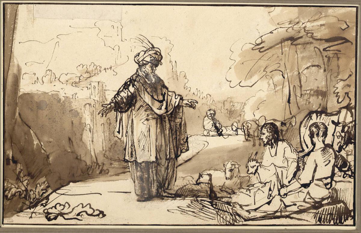 Ferdinand Bol, Laban bei den Hirten, Inv. Nr.: 8809