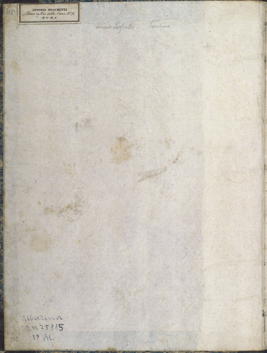 Römisches Skizzenbuch: Schrift, Friedrich Olivier, 1820–1826