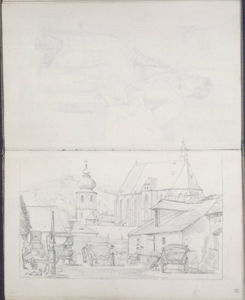 Pfarrkirche St. Othmar in Mödling, Ferdinand Georg Waldmüller, 1827