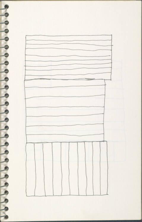 Sean Scully, Skizzenbuch: Sean 1981, Inv. Nr.: 44362/19