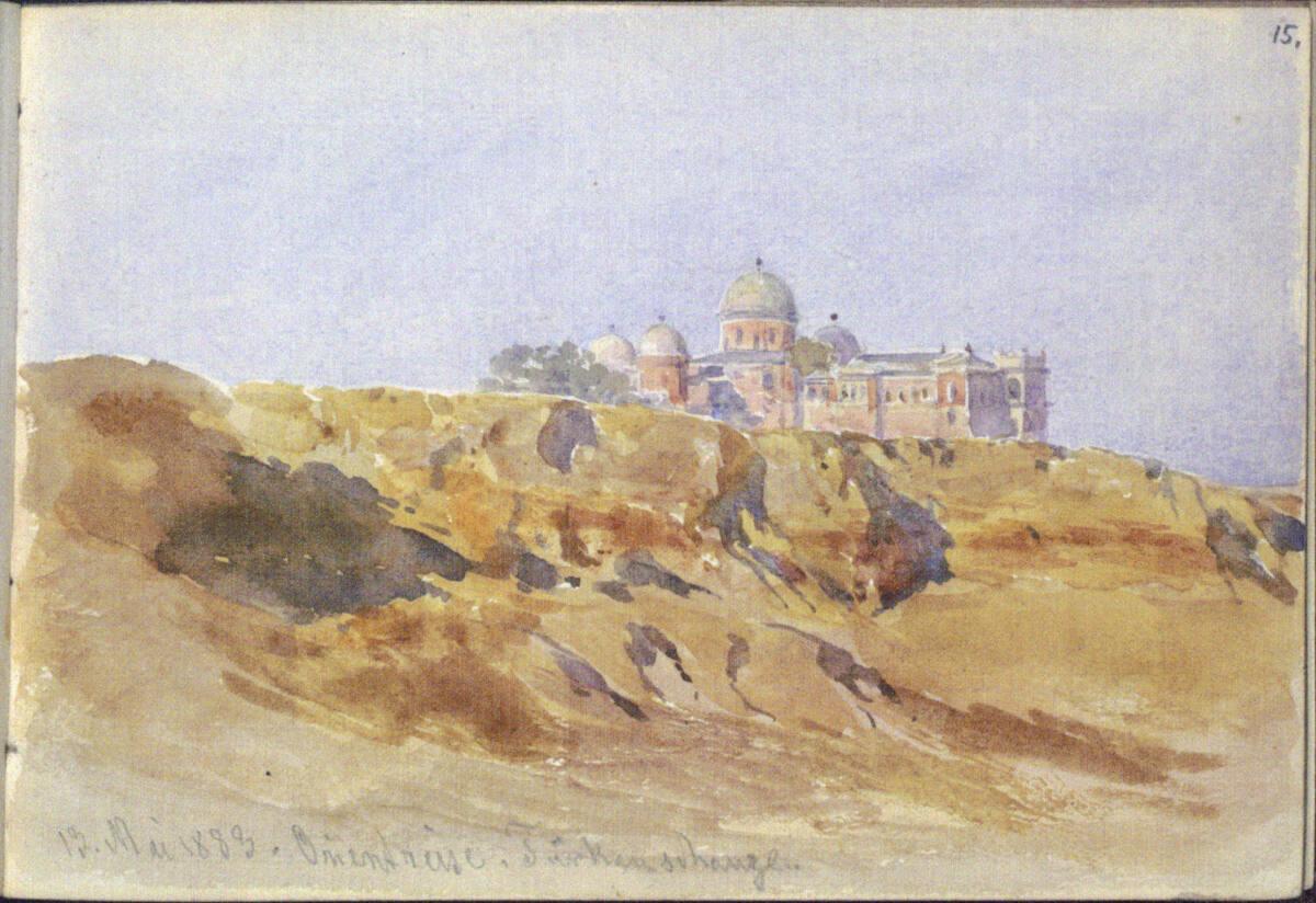 Franz Alt, Orientreise, Türkenschanze, 13. Mai 1883, Inv. Nr.: 28797/15
