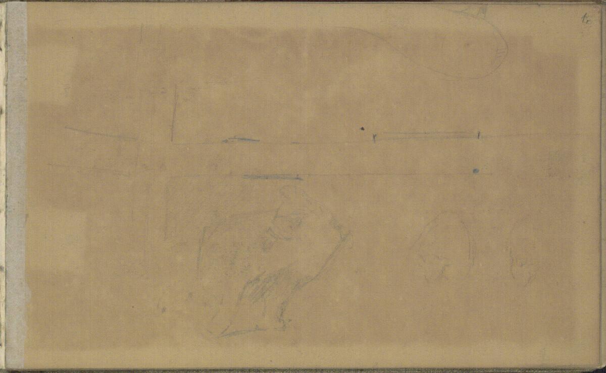 Tina Blau, Verschiedene Skizzen, Inv. Nr.: 29548/1r