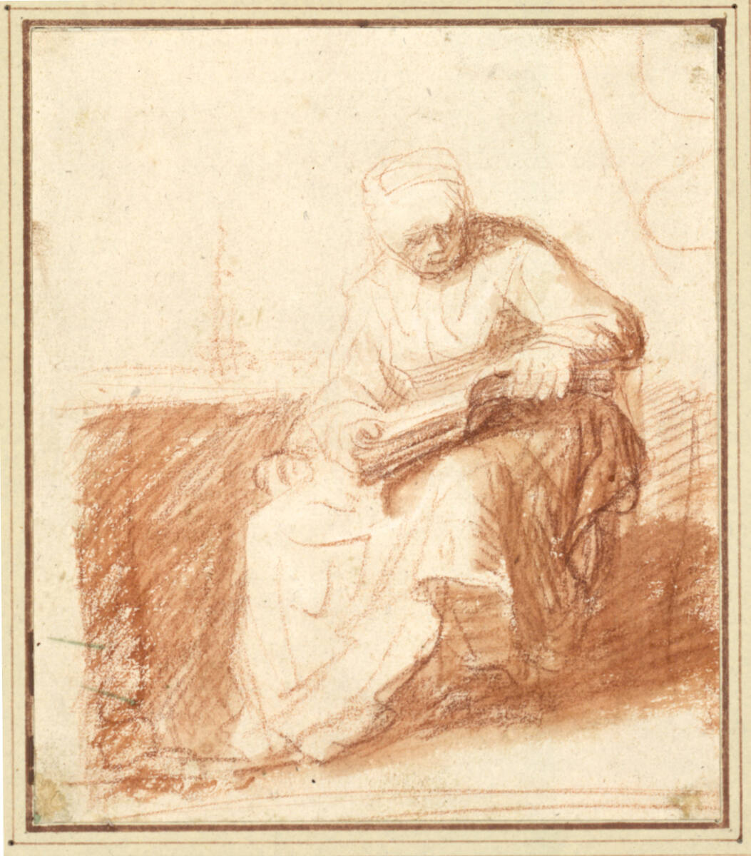 Lesende Frau