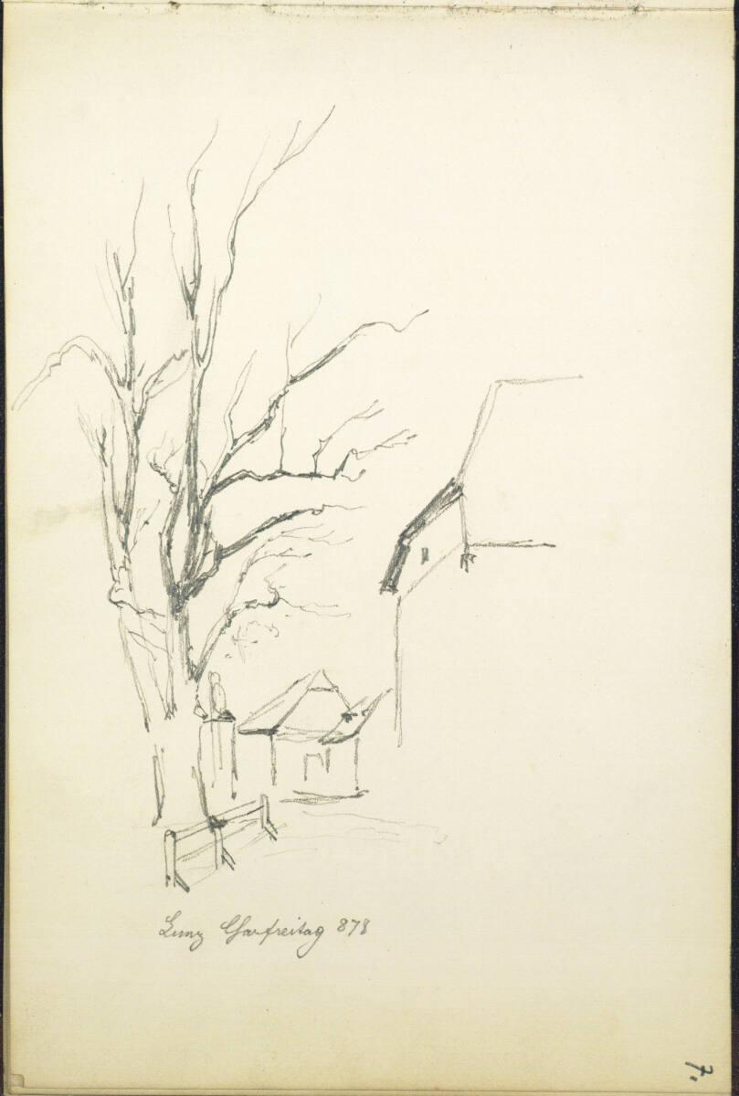 Theodor von Hörmann, Lunz, Karfreitag 1878, Inv. Nr.: 26407/7