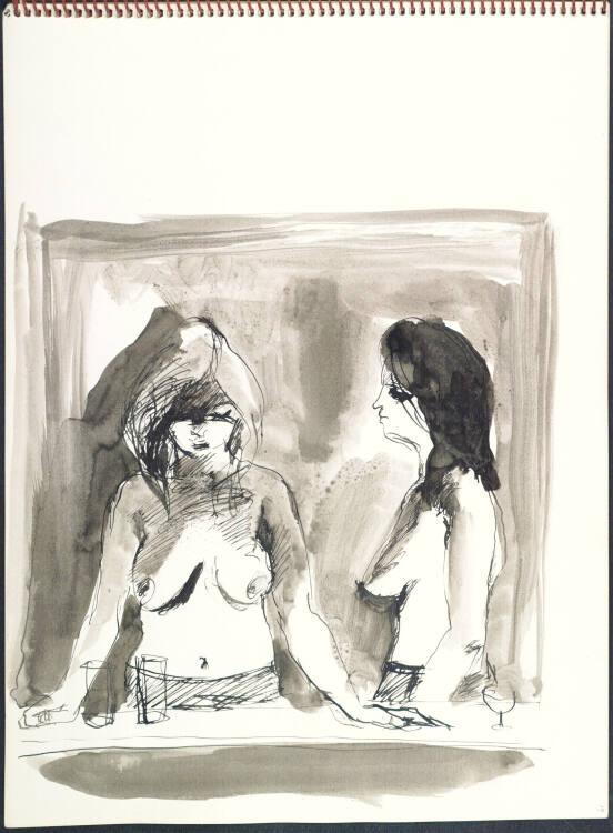 Georg Eisler, Topless Bar, Rondell-Kino, Inv. Nr.: 37892/19