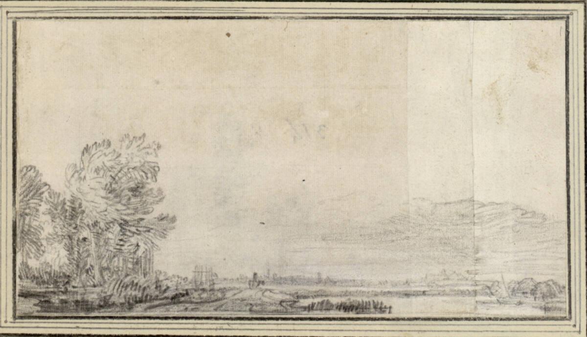Rembrandt Harmensz. van Rijn, Uferstraße längs der Amstel, Inv. Nr.: 8867