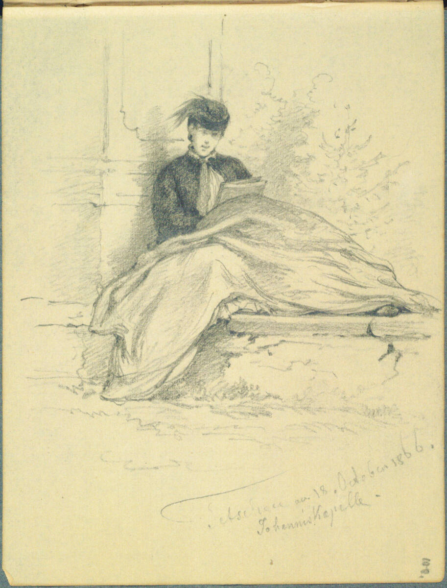 Tetschen, Johanniskapelle, am 18. Oktober 1866, Franz Alt