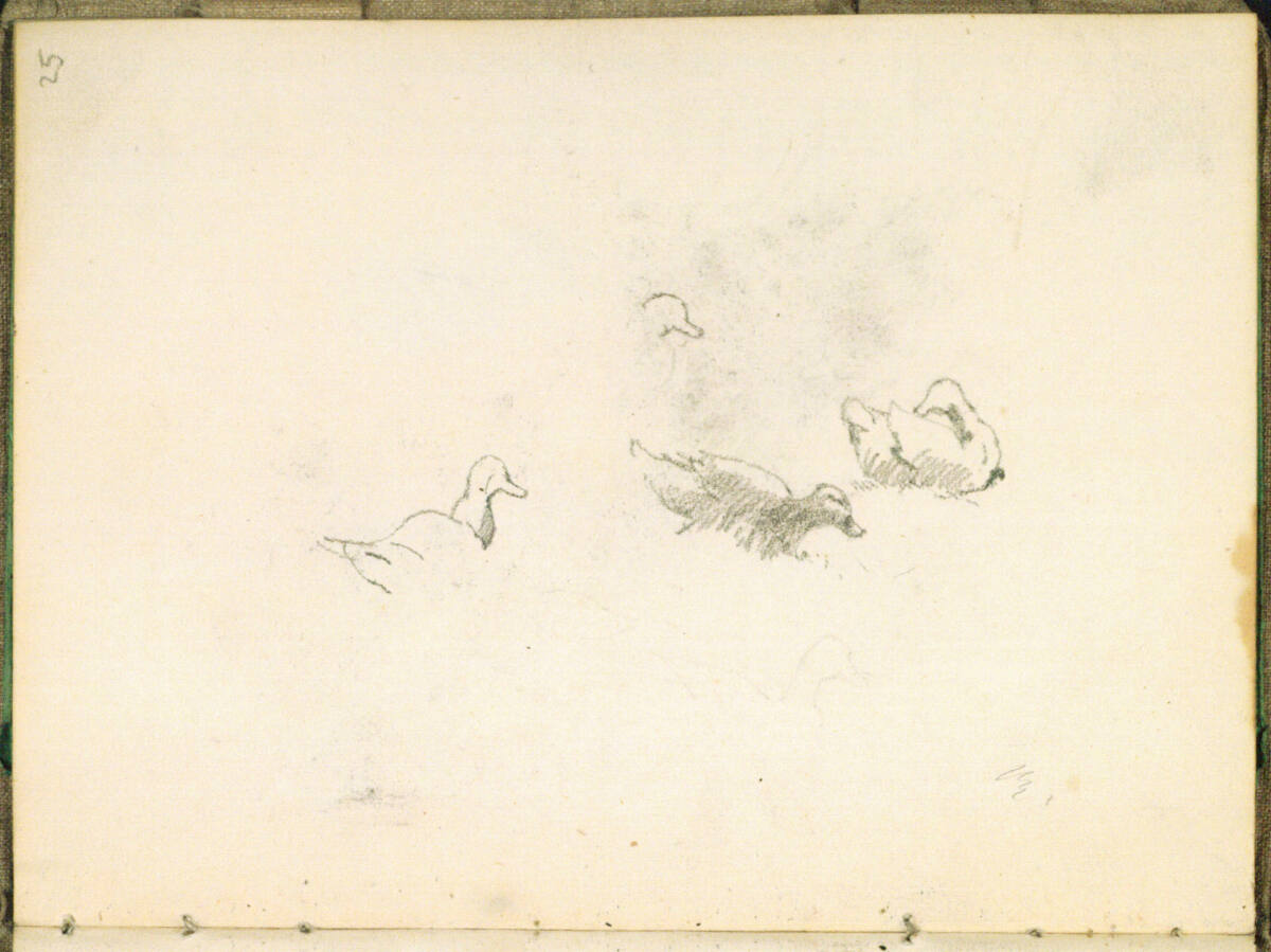 Verschiedene Skizzen, Tina Blau, 1871