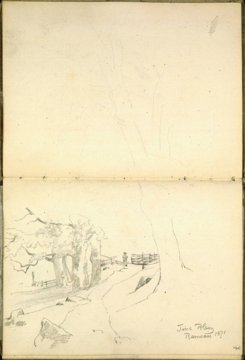 Verschiedene Skizzen, Ramsau, 1871, Tina Blau, 1871