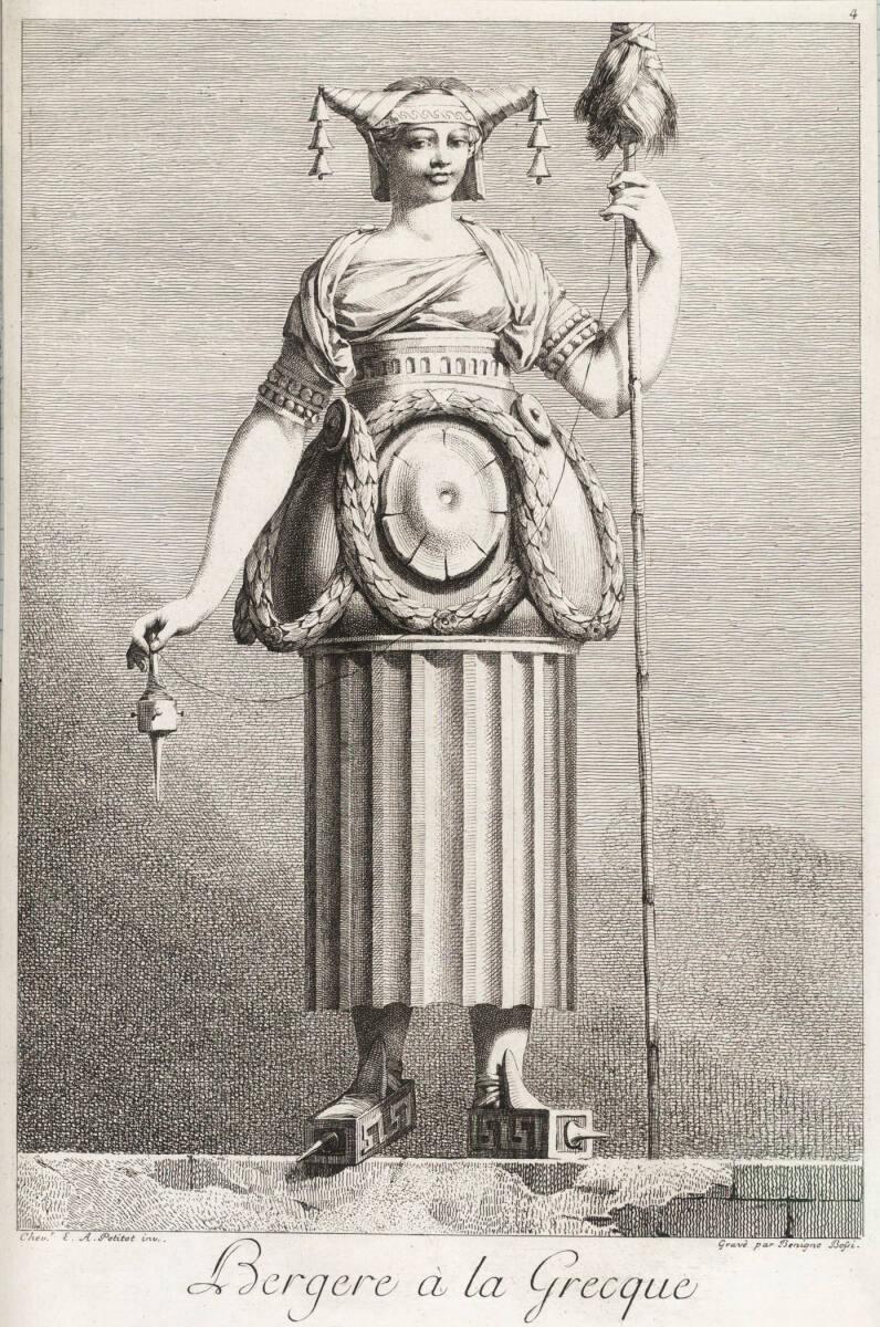 Benigno Bossi, Mascarade à la Grecque: Bergere à la Grecque, Inv. Nr.: DG31933