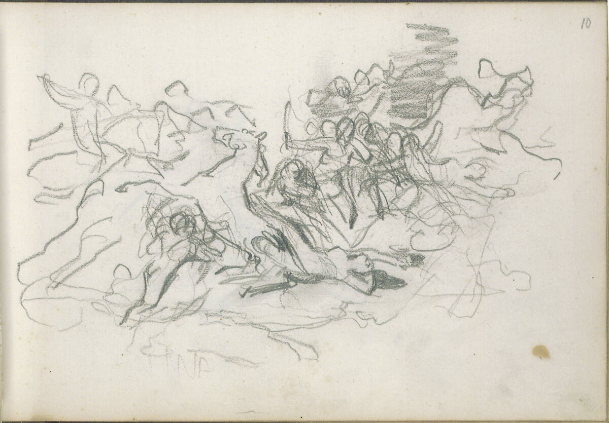 Verschiedene Skizzen, Anton Romako